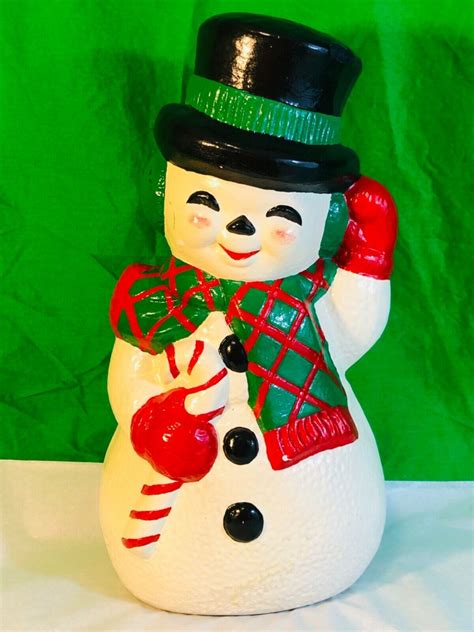 decorative snowman figurine